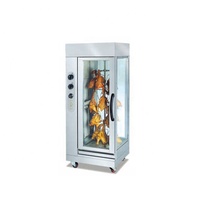 Vente en gros Rôtissoires de poulet électriques verticales en acier inoxydable Gril de poulet électrique commercial/rôtissoires