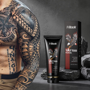Kit complet <span class=keywords><strong>de</strong></span> soins après <span class=keywords><strong>tatouage</strong></span> 5 en 1 : Mousse nettoyante pour la peau, film protecteur, spray scellant, hydratant, réparateur et cicatrisant - Product Image 4