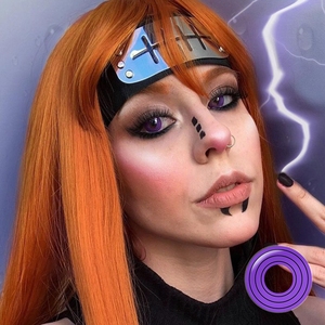 Pseyeche – lentilles de contact colorées Power sharingan, blanc, Cosplay, Contacts colorés, Prescription, <span class=keywords><strong>Sasuke</strong></span>, Mangekyou, Halloween - Product Image 4