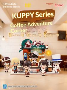 Nuevo Lanzamiento, Juego de Construcción de Animales y Naturaleza de Plástico de 40 Piezas de la Serie Keeppley <span class=keywords><strong>Conan</strong></span> <span class=keywords><strong>Cafe</strong></span>, Bloques de Construcción, Regalo Navideño - Product Image 6