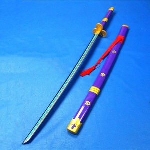 Gran oferta, espada de Anime japonés, accesorios de Cosplay, espada Zoros Tachi y espada Oden Enmas de una pieza, no se han cortado - Product Image 6