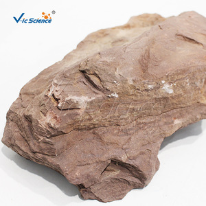 Natural sandstone and shale specimen; transitional lithology of sandy and argillaceous material; clear bedding structure; - Product Image 1
