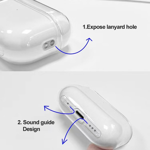 Hot Shockproof TPU Protective Earphone Cover Case With Hook for <strong>Apple</strong> <strong>Airpods</strong> <strong>Pro</strong> <strong>2</strong> - Product Image 4