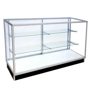 Vitrina de Exhibición de Vidrio de Visión Completa con Marco de Aluminio de 72 Pulgadas, <span class=keywords><strong>Precio</strong></span> de Mayoreo para Tienda de Cigarrillos - Product Image 2