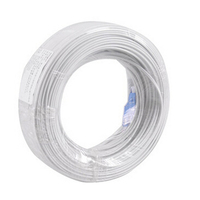 Cable de caída FTTH de 100m con conector LC SC, Cable de parche de fibra óptica para exteriores