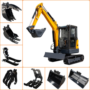 Miniexcavadora de 4 Toneladas con Brazo Reforzado |   Manejo a nivel del suelo con alta resistencia a la rotura - Product Image 1