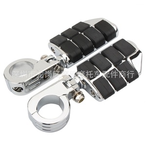 Soporte de Montaje para Reposapiés de Motocicleta Moshark, 32mm 38mm, Cromado, Accesorio para Manillar, Modificación para Harley - Product Image 2