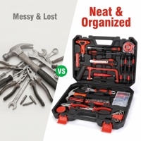 Kit d'outils à main complet de 43 pièces pour l'entretien quotidien et le bricolage en atelier