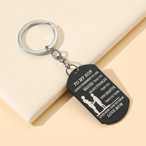 Nouveauté : Cadeaux Fête des Pères et Fête des Mères – Vente en Gros de Porte-clés Personnalisés en Alliage de Zinc Durable, Étiquette MY DAD - Product Image 4