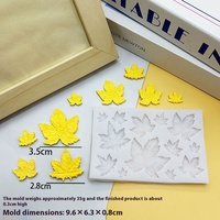 Halloween DIY 3D Citrouille Feuille D'érable Série Moule En Silicone Aromathérapie Bougie Simulation Citrouille Gâteau Décoration Moule