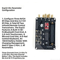 Carte de développement IoT ESP32DIV V1, antenne à gain élevé NRF24 CC1101, apprentissage de la radiofréquence