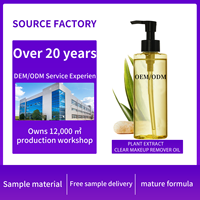 Aceite Limpiador de Oliva 100% Natural a Base de Plantas con Vitamina E |   Desmaquillante de Limpieza Profunda para Ojos, Labios, Nariz y Rostro a Prueba de Agua