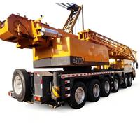 Grue de chantier d'occasion 50KA avec moteur, boîte de vitesses et pompe, capacité de levage de 50 tonnes, 1500 heures d'utilisation, rapport fourni