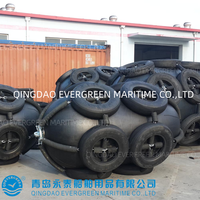 Defensas Neumáticas Inflables Yokohama de Goma para Atracado Lateral de Embarcaciones, Barcos y Buques con Cadena y Red para Neumáticos Precio