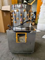 Plumeuse industrielle à poulet 110/220V, moteur haute vitesse, pour l'épluchage des plumes, traitement avicole à grande échelle, 1000 plumes/heure, occasion