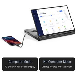 GPD DUO Laptop Doppio Schermo OLED da 13,3 Pollici con Win11 Home, AMD <span class=keywords><strong>RZ</strong></span> 7, Sblocco con Impronta Digitale, SSD da 32GB+1TB, Computer Portatile Tascabile - Product Image 5