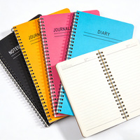 Carnets de notes personnalisés imprimés sur mesure avec motif floral, papier d'art, impression offset, reliure spirale pour usage au bureau et à l'école