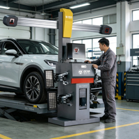 Machine d'alignement de roues 3D la plus vendue pour SUV et véhicules tout-terrain, affichage numérique LED, technologie brevetée, certifiée CE, 60 kg