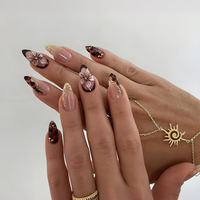 Extensions d'ongles noires minimalistes françaises 24 pièces, ongles à presser, beauté durable, réutilisables, faux ongles courts