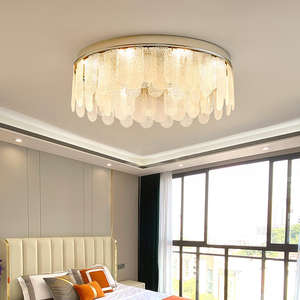 Nuevo diseño Popular diseño nórdico candelabro Hotel hogar simple moderno vidrio redondo lámpara colgante de techo - Product Image 2