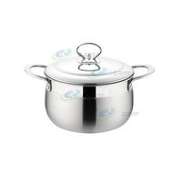 Nouvel Arrivage – Ensemble de 8 casseroles modernes en acier inoxydable, durables, écologiques, compatibles gaz et induction, lavage à la main facile