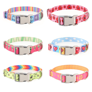 Colliers pour animaux de compagnie ajustables à motifs mignons, avec accessoires personnalisés de luxe, nouveau produit 2026, vente en gros - Product Image 1