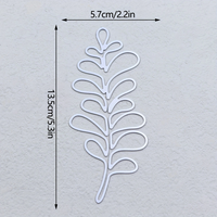 Nuovo verde taglio di metallo muore per fai da te Scrapbooking decorativo goffratura artigianale Die taglio modello, fai da te foglie Die tagli