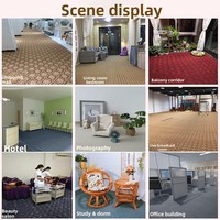 Maßgefertigter Jacquard-Teppich im Chinesischen Stil für Zuhause und Gewerbe, Grauer Teppich in Vollgröße für Wohnzimmer, Büro, Fotografie, Großflächig und Dick