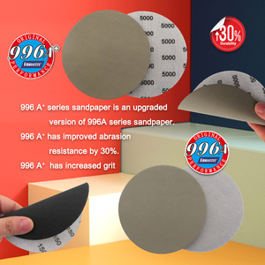 Discos de Papel de Lija de Carburo de Silicio de 5 Pulgadas, Papel Abrasivo Húmedo/Seco, Papel de Lija Impermeable, Disco de Lijado para Pulir Madera y Metal - Product Image 4