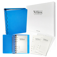 Vente en gros A4 A5 métal aluminium reliure à anneaux 100 feuilles cahier recharge à feuilles mobiles pour bureau fichier journal écriture