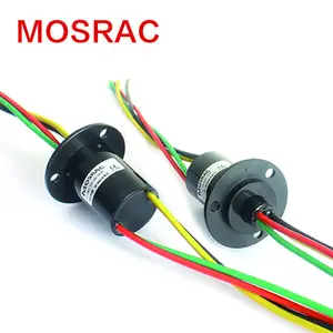 Factory Direct Industrial Electric And Signal Transmission Mini Capsule Slip Ring With Flange
