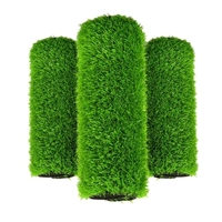 Tapis paysager artificiel vert imperméable, écologique et durable de 60 mm pour intérieur et extérieur, jardin, cour arrière, terrain de sport