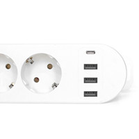 Multiprise portable avec plusieurs prises, rallonge électrique pour la maison et le bureau