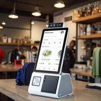 Terminal de caisse tactile capacitif Android 10,1 pouces modèle Z2 pour point de vente, système tout-en-un avec scanner thermique