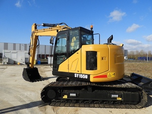 Mini pelle 155U 14 tonnes Micro Digger tracteur Chinere SY155U pelle à vendre - Product Image 3