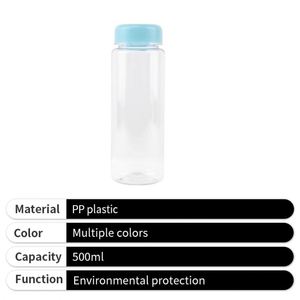Hot Selling Clear Plastic <b>Water</b> Bottle 500ml Advertising Transparent Bottle for Business - Product Image 3
