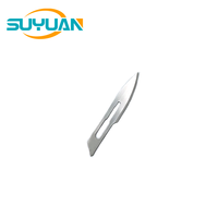 Lame chirurgicale #19 Scalpels dentaires stériles CE Acier de qualité médicale approuvé pour les procédures chirurgicales orales