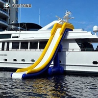 Toboggan aquatique gonflable étanche sur mesure Yuetong pour yacht, bateau, fête en mer et sports nautiques