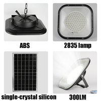Lampe Solaire Suspendue Type Split IP65 Étanche Crépuscule à l'Aube Intérieur Extérieur pour Garage Abri Petit MOQ Logo Personnalisé
