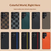 Étui de téléphone portable en cuir PU à motif carbone pour Samsung Galaxy S26 Ultra S25 S24 S23 S22 Plus, coque antichoc