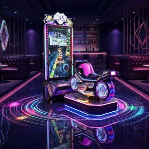 เครื่องเกมมอเตอร์ไซค์ซูเปอร์แจ๊ส สตรีทไฟท์เตอร์ เครื่องจำลองการแข่งรถ ไดนามิก อาร์เคด แบบหยอดเหรียญ พลาสติก ภาษาอังกฤษ รับประกัน 1 ปี - Product Image 5
