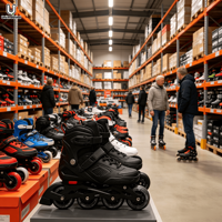 Chaussures d'occasion en gros S18 – Patins à roulettes en vrac, directement de l'usine, de seconde main, de marque, pour hommes, en bon état