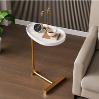 Table basse élégante pour salon meubles canapé-lit en bois fer métal table d'appoint moderne hôtel petite Table d'appoint