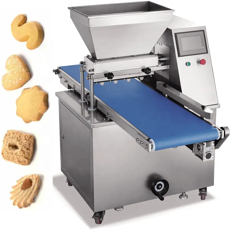 Huide otomatik sanayi küçük kurabiye üreticisi kurabiye yapımı makinesi bisküvi üretim hattı