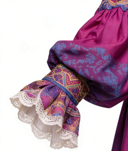 Auténtico Vestido Bohemio Gitano para <span class=keywords><strong>Mujer</strong></span>, <span class=keywords><strong>Disfraz</strong></span> de Adivina del Renacimiento Bordado de Lujo para Halloween y Carnaval - Product Image 3
