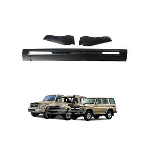 Protector de capó delantero TXR, accesorios exteriores de inyección automática, embellecedor de capó negro Original para Toyota <span class=keywords><strong>Land</strong></span> <span class=keywords><strong>Cruiser</strong></span> LC76 <span class=keywords><strong>78</strong></span> 79 - Product Image 1