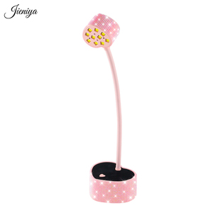 Pembe Rhinestone tırnak malzemeleri parlatıcı tırnak matkap manikür süpürge yarım ay aydınlatma UV lamba toz fırça tırnak alet takımı - Product Image 4
