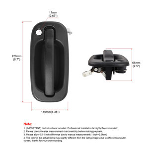 Chevrolet <b>Door</b> <b>Handles</b> Silverado15034985 Plastic Left And Right For <b>Replace</b> Repair - Product Image 3
