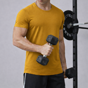 Oem Logo Printed Summer <b>Compression</b> Shirt for Men Sport Gym Stretch Athletic Breathable Customized Plus Size Reversible Seamless - Product Image 1