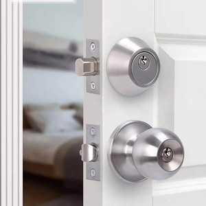 Mỹ dân cư hộ gia đình <span class=keywords><strong>Combo</strong></span> tay nắm cửa và chốt cửa khóa thiết lập được sử dụng cho bên ngoài cửa - Product Image 3